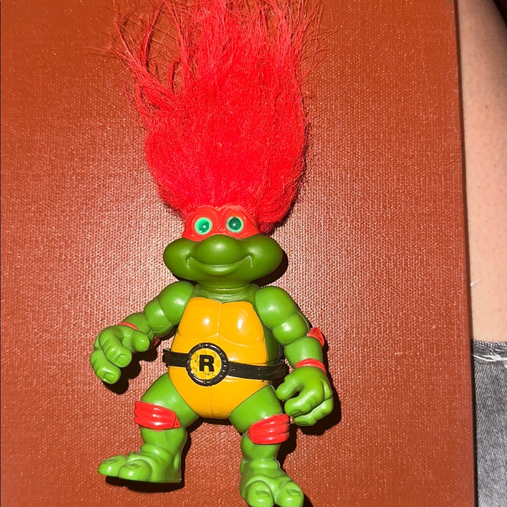 Vintage 1993 Teenage Mutant Ninja Turtles TMNT Troll Raphael